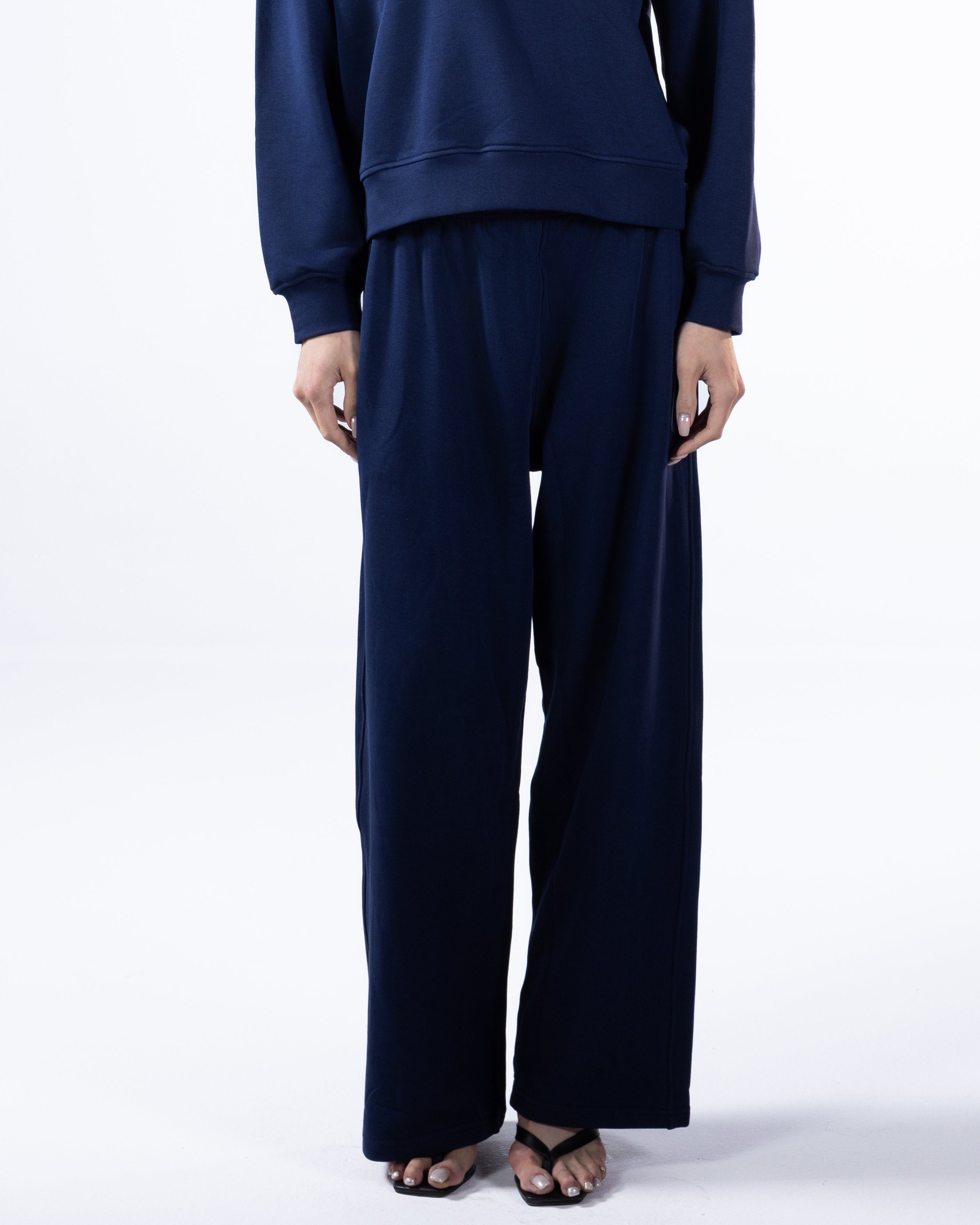 RELAXED SWEATPANTS - NAVY BLUE