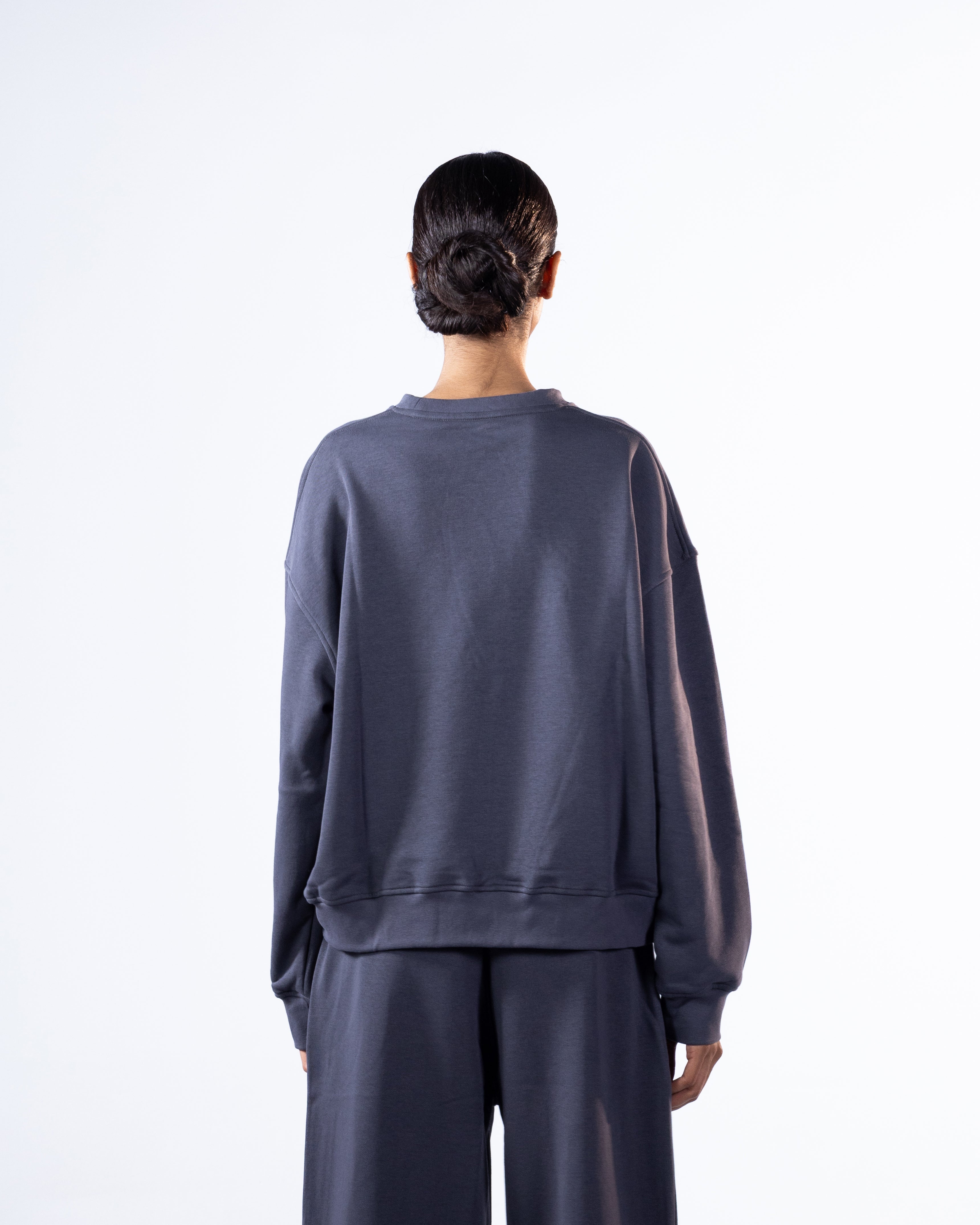 RELAXED CREWNECK - GREY