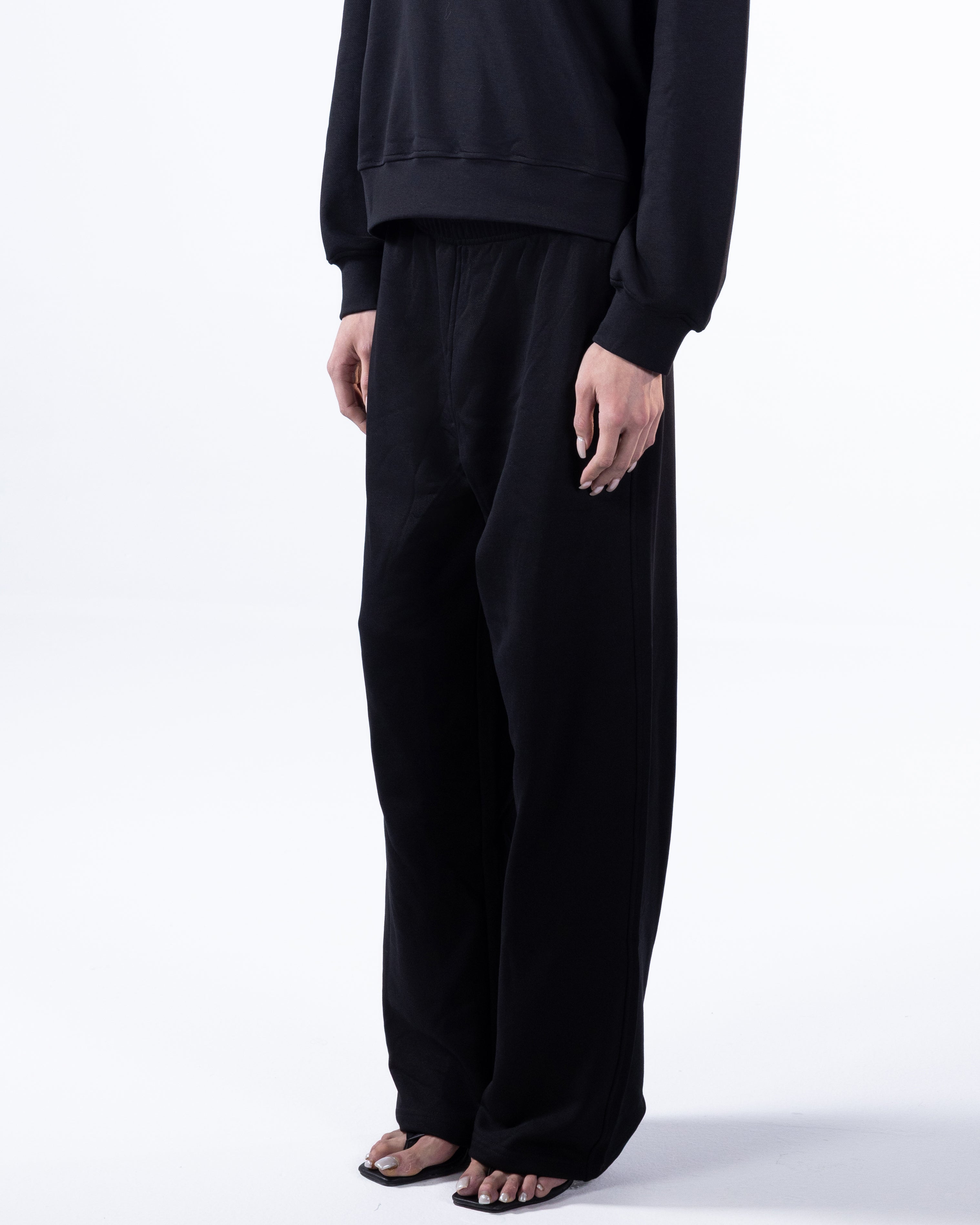 RELAXED SWEATPANTS - BLACK