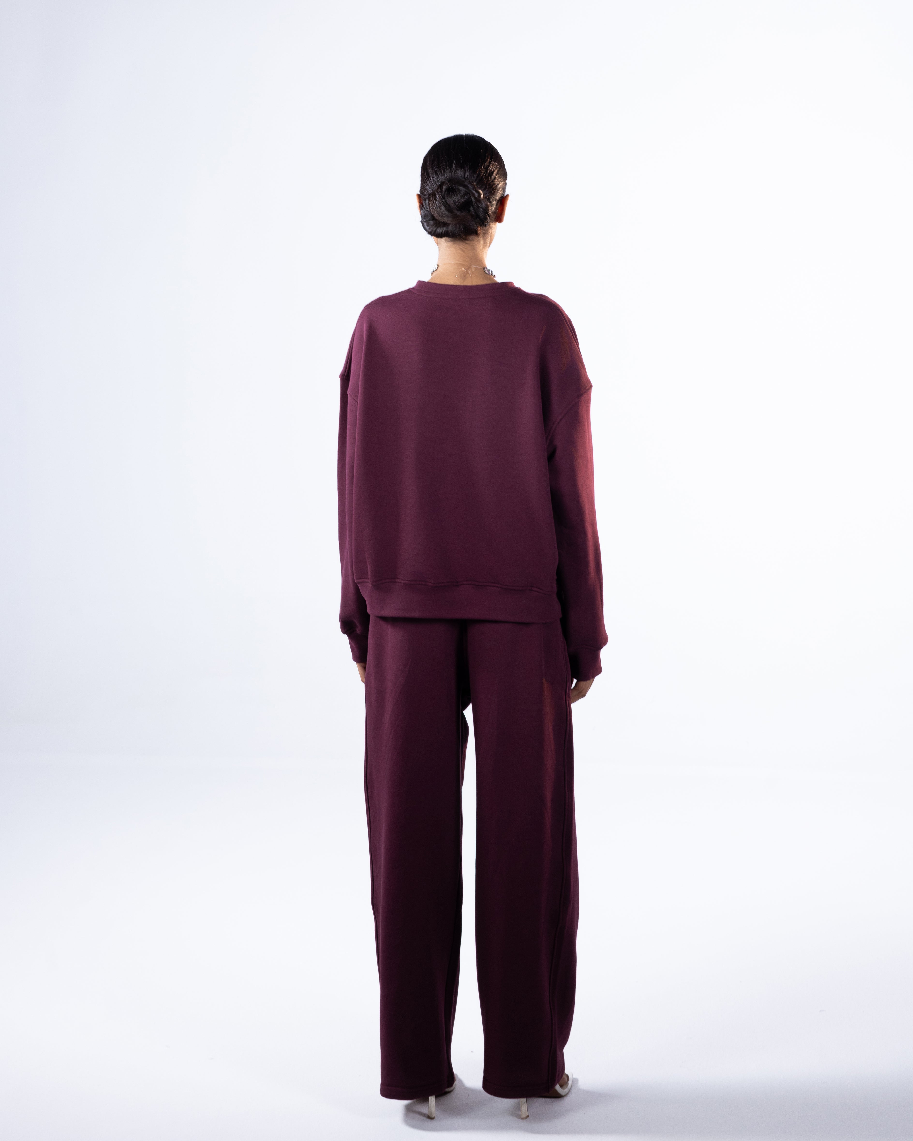 RELAXED SET - BURGUNDY