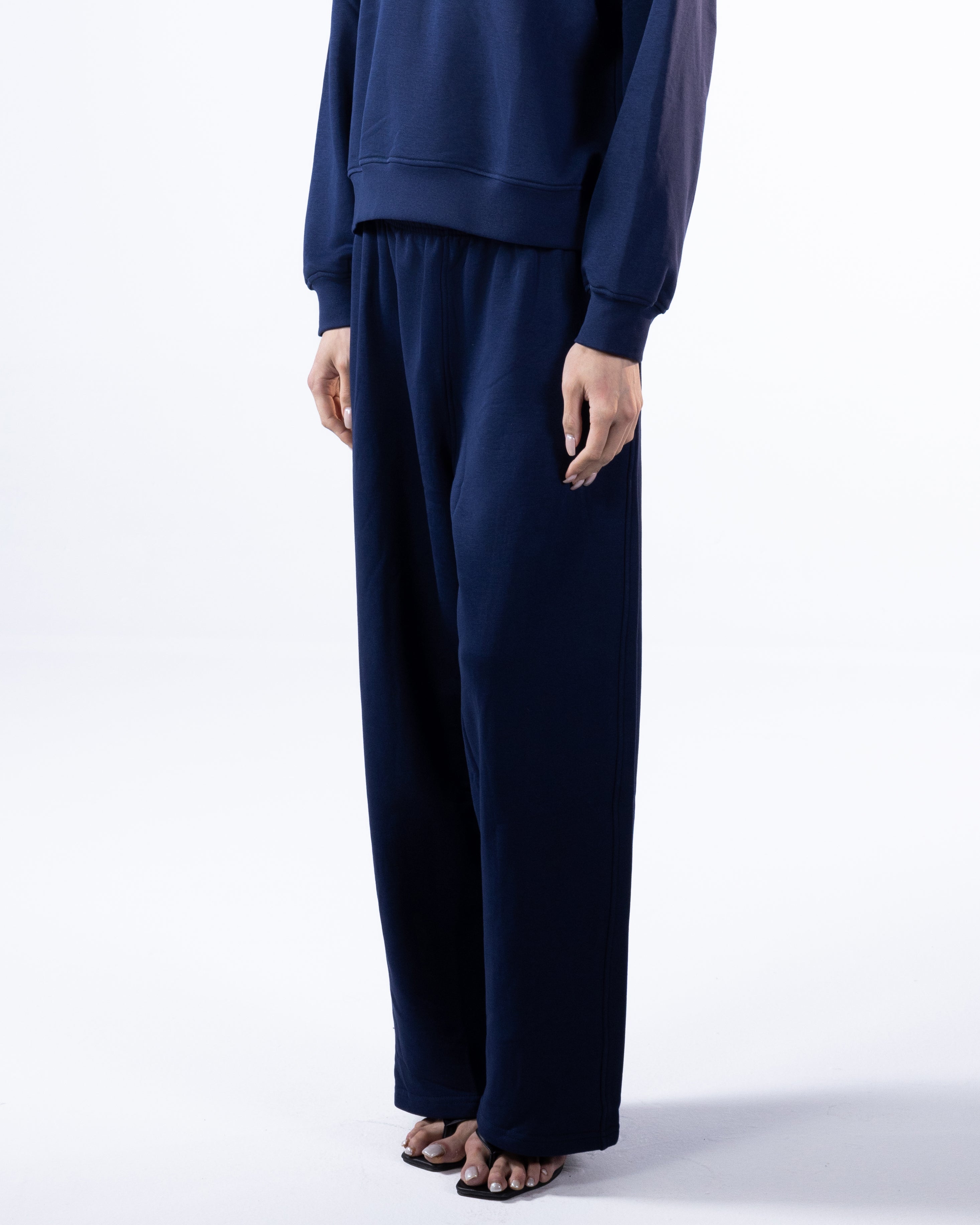 RELAXED SWEATPANTS - NAVY BLUE