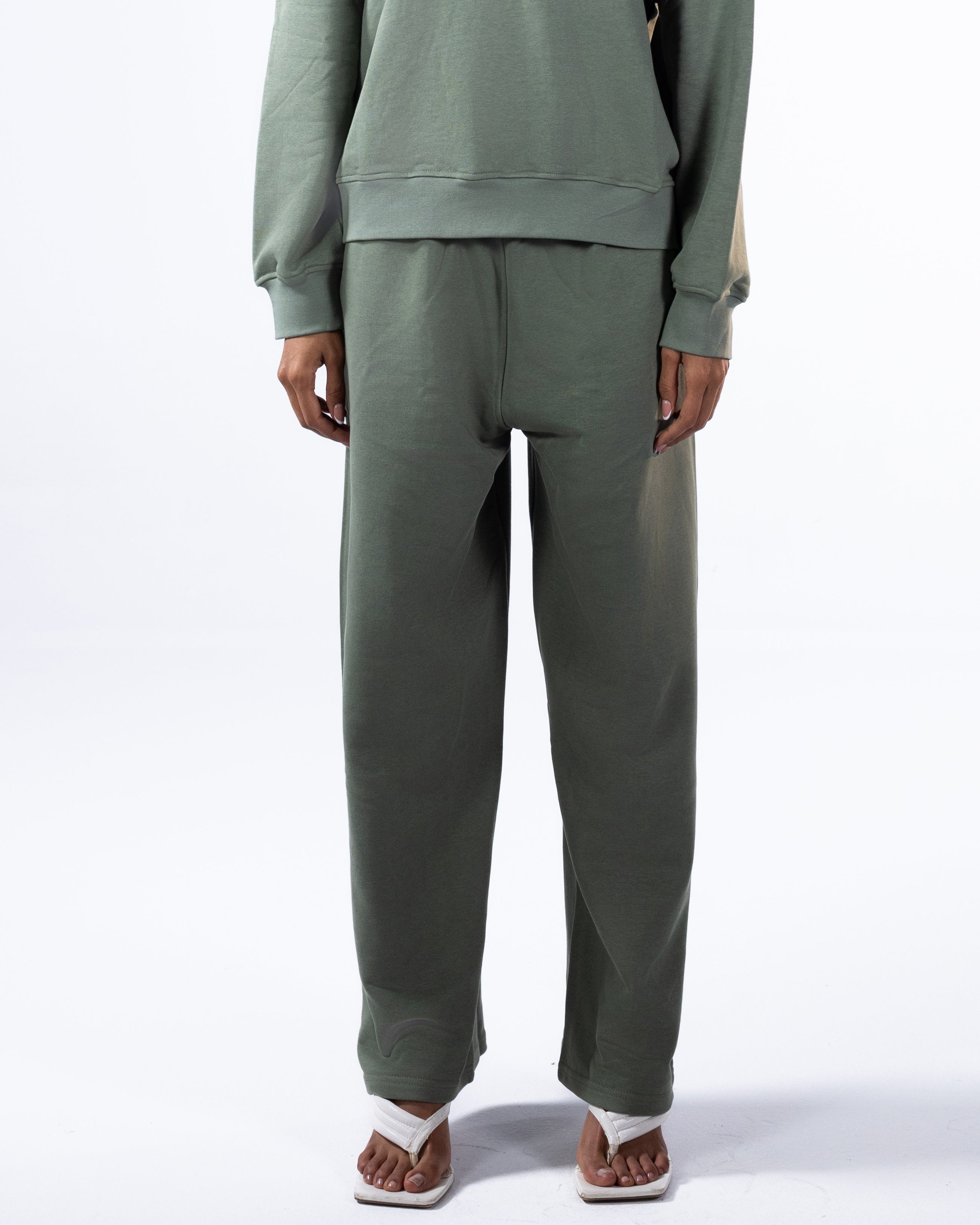 RELAXED SWEATPANTS - OLIVE