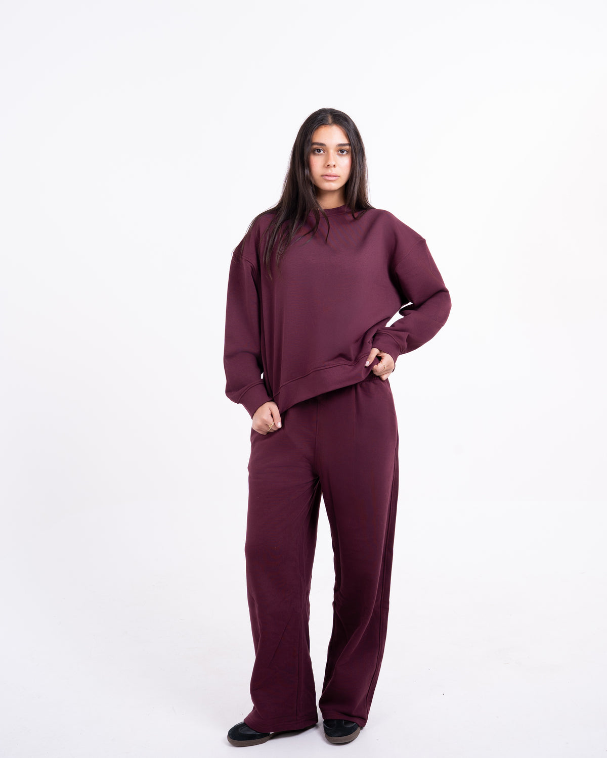 RELAXED SET - BURGUNDY